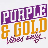 Purple And Gold Vibes Hat