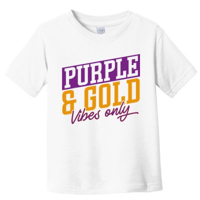 Purple And Gold Vibes Toddler T-Shirt