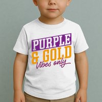 Purple And Gold Vibes Toddler T-Shirt