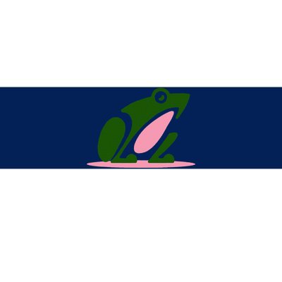 Pink And Green Aka Frog Bumper Sticker