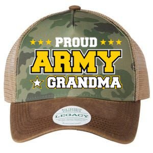 Proud Army Grandma Gift Us Military Grandma Family Legacy Tie Dye Trucker Hat