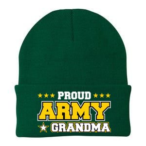 Proud Army Grandma Gift Us Military Grandma Family Knit Cap Winter Beanie