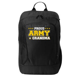 Proud Army Grandma Gift Us Military Grandma Family City Backpack