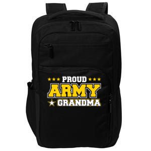 Proud Army Grandma Gift Us Military Grandma Family Impact Tech Backpack