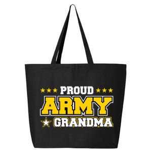 Proud Army Grandma Gift Us Military Grandma Family 25L Jumbo Tote