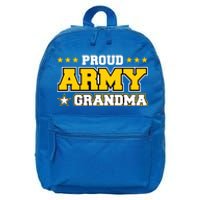 Proud Army Grandma Gift Us Military Grandma Family 16 in Basic Backpack