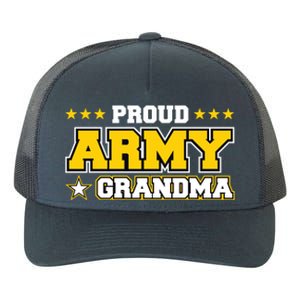 Proud Army Grandma Gift Us Military Grandma Family Yupoong Adult 5-Panel Trucker Hat