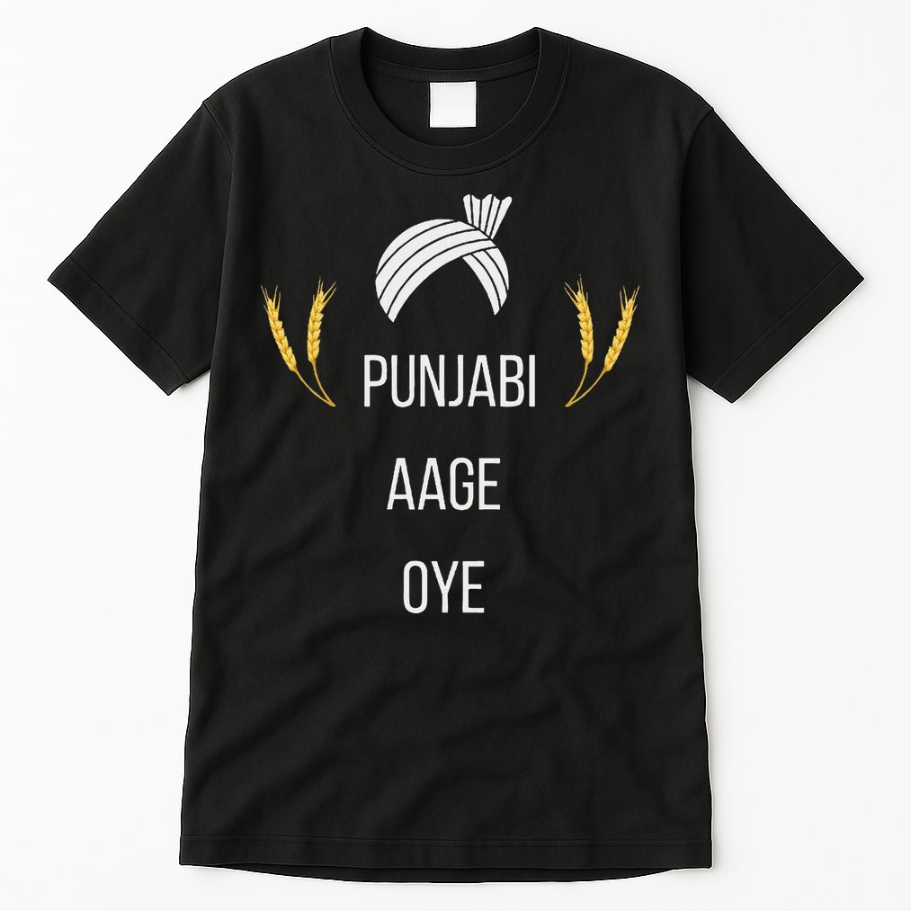 Punjabi Aa Gaye Oye Diljit Dosanjh Lohri Gift Holi Tall T-Shirt