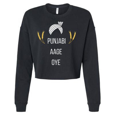 Punjabi Aa Gaye Oye Diljit Dosanjh Lohri Gift Holi Cropped Pullover Crew