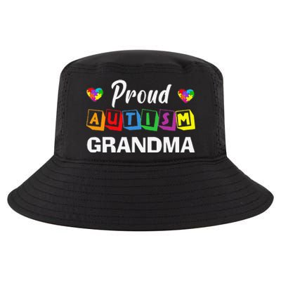 Proud Autism Grandma Autism Awareness Family Matching Cool Comfort Performance Bucket Hat