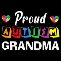 Proud Autism Grandma Autism Awareness Family Matching Bag