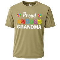 Proud Autism Grandma Autism Awareness Family Matching Cooling Performance Crew T-Shirt