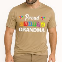 Proud Autism Grandma Autism Awareness Family Matching Cooling Performance Crew T-Shirt