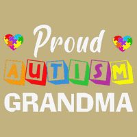 Proud Autism Grandma Autism Awareness Family Matching Cooling Performance Crew T-Shirt