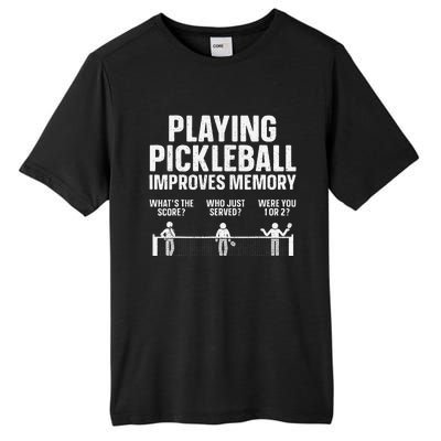 Pickleball Art Gift Paddle Sport Pickleball Lover Tall Fusion ChromaSoft Performance T-Shirt