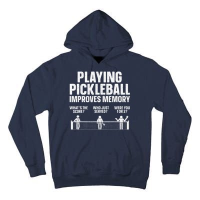 Pickleball Art Gift Paddle Sport Pickleball Lover Tall Hoodie