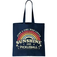 Pickleball . A Girl Who Loves Sunshine And Pickleball Tote Bag