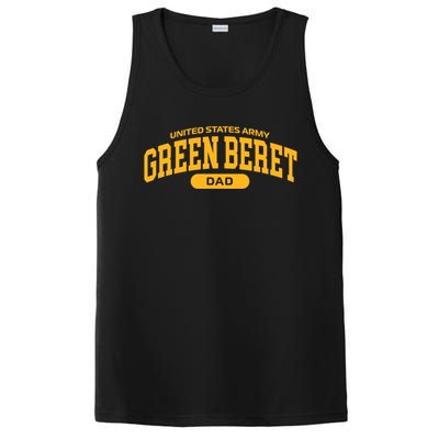 Proud Army Green Beret Dad Cool Gift PosiCharge Competitor Tank