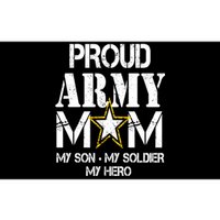 Proud Army Gift For Military Mom My Son, My Soldier, My Hero Bumper Sticker