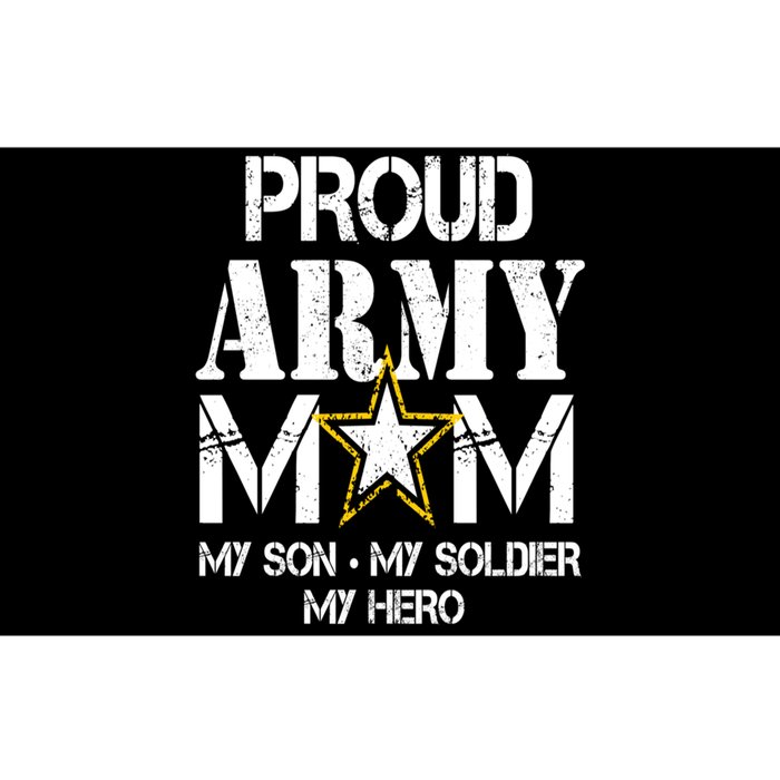 Proud Army Gift For Military Mom My Son, My Soldier, My Hero Bumper Sticker