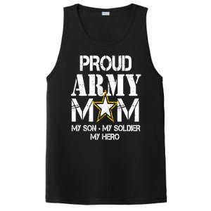 Proud Army Gift For Military Mom My Son, My Soldier, My Hero PosiCharge Competitor Tank