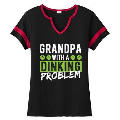 Pickleball Accessories Gift Dinking Grandpa Pickleball Cool Gift Ladies Halftime Notch Neck Tee