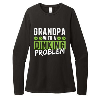 Pickleball Accessories Gift Dinking Grandpa Pickleball Cool Gift Womens CVC Long Sleeve Shirt