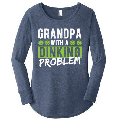 Pickleball Accessories Gift Dinking Grandpa Pickleball Cool Gift Women's Perfect Tri Tunic Long Sleeve Shirt