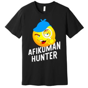 Passover Afikoman Hunter Jewish Pesach Seder T Premium T-Shirt