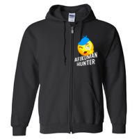 Passover Afikoman Hunter Jewish Pesach Seder T Full Zip Hoodie