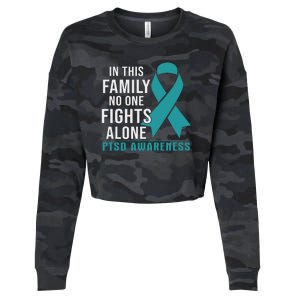 PTSD Awareness Hope Support Love Cropped Pullover Crew