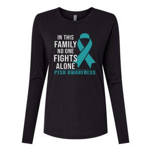 PTSD Awareness Hope Support Love Womens Cotton Relaxed Long Sleeve T-Shirt