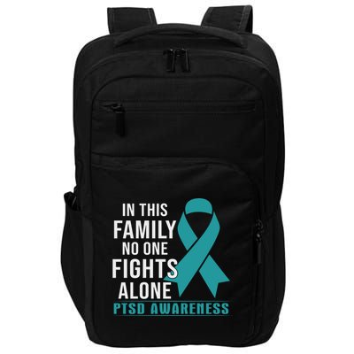 PTSD Awareness Hope Support Love Impact Tech Backpack