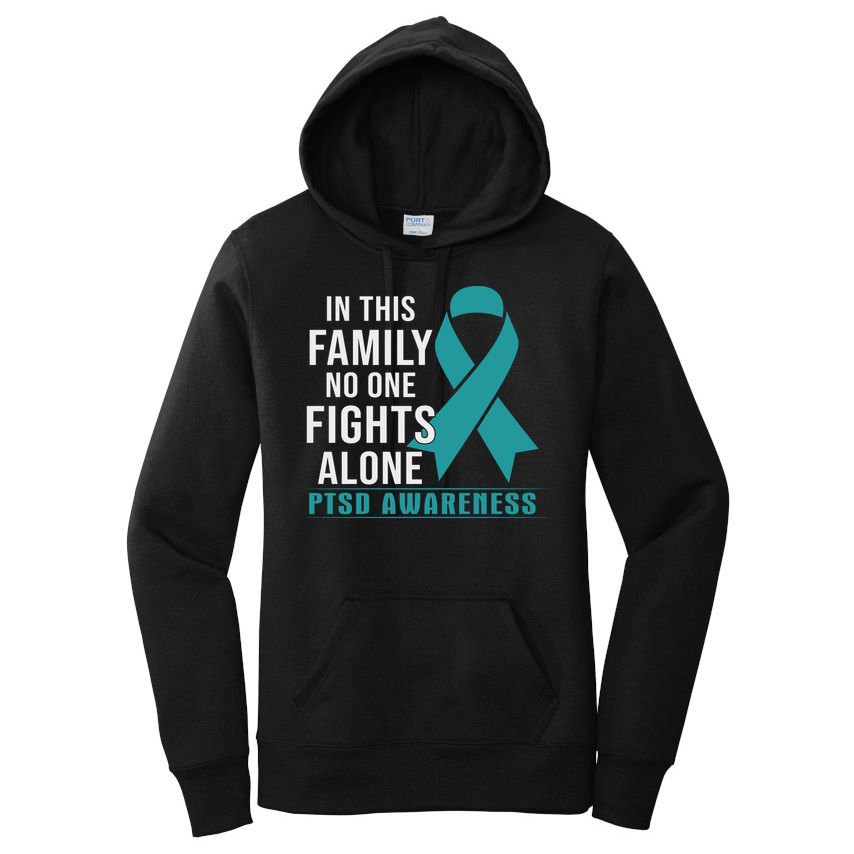 PTSD Awareness Hope Support Love Women's Pullover Hoodie