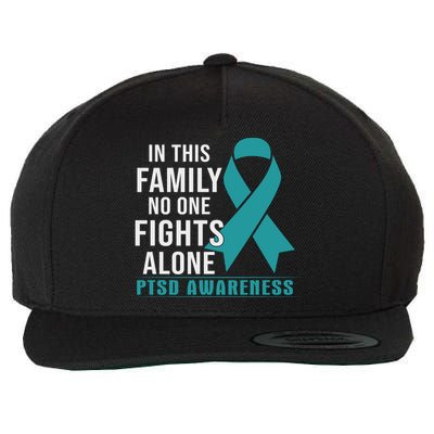 PTSD Awareness Hope Support Love Wool Snapback Cap