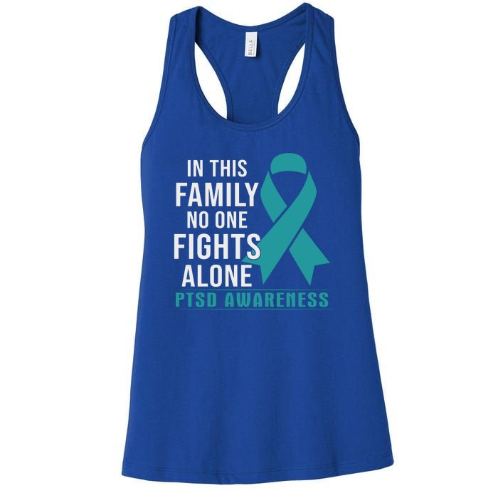 PTSD Awareness Hope Support Love Women's Racerback Tank