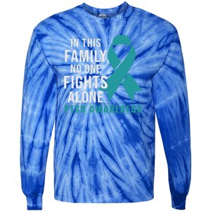 PTSD Awareness Hope Support Love Tie-Dye Long Sleeve Shirt