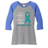 PTSD Awareness Hope Support Love Women's Tri-Blend 3/4-Sleeve Raglan Shirt