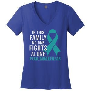 PTSD Awareness Hope Support Love Women's V-Neck T-Shirt