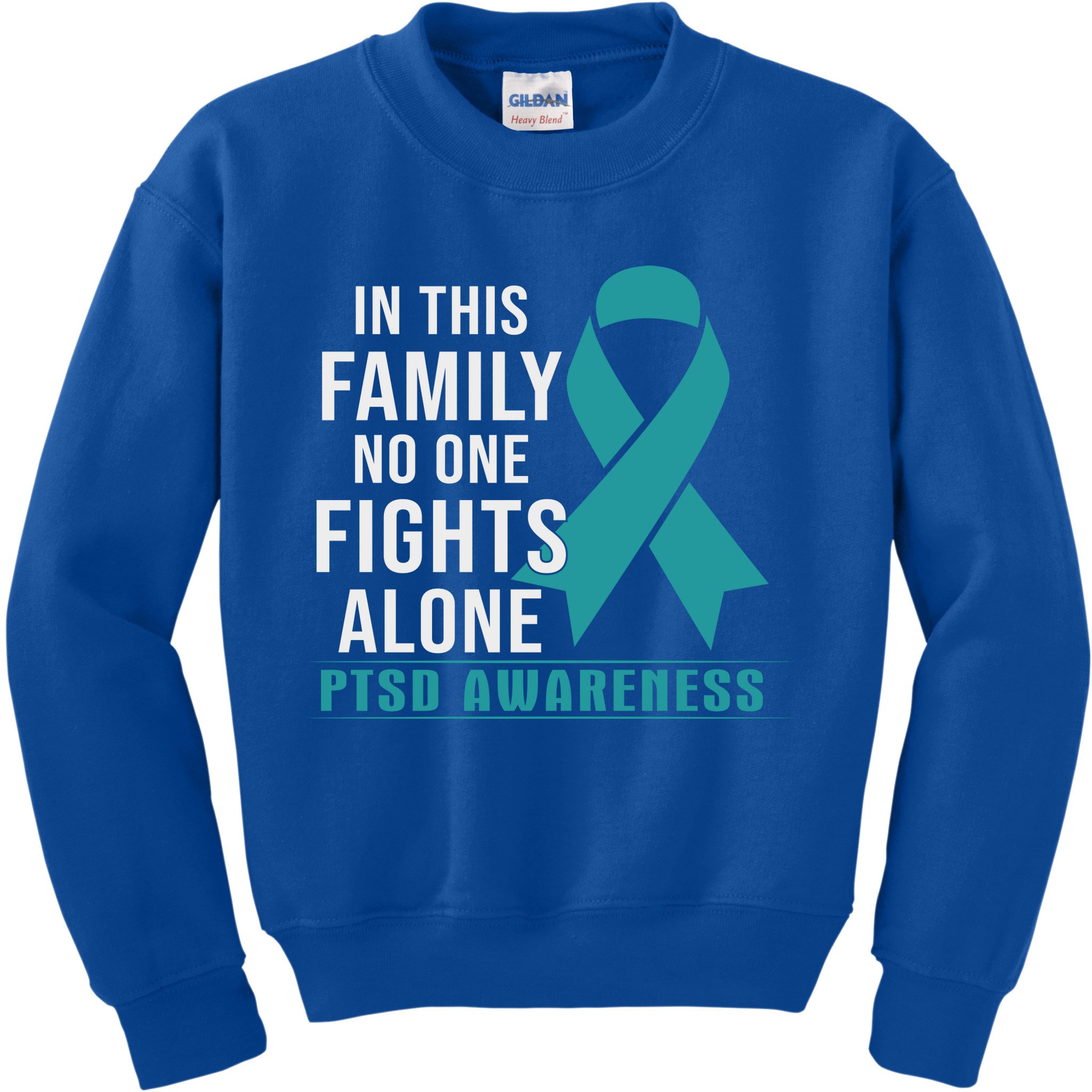 PTSD Awareness Hope Support Love Kids Sweatshirt