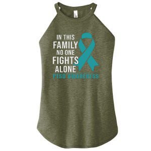 PTSD Awareness Hope Support Love Women's Perfect Tri Rocker Tank