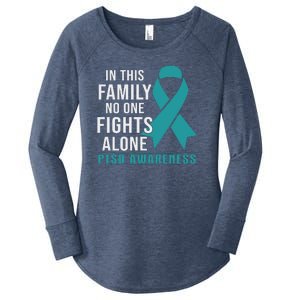 PTSD Awareness Hope Support Love Women's Perfect Tri Tunic Long Sleeve Shirt