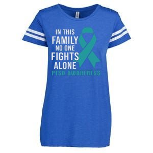 PTSD Awareness Hope Support Love Enza Ladies Jersey Football T-Shirt