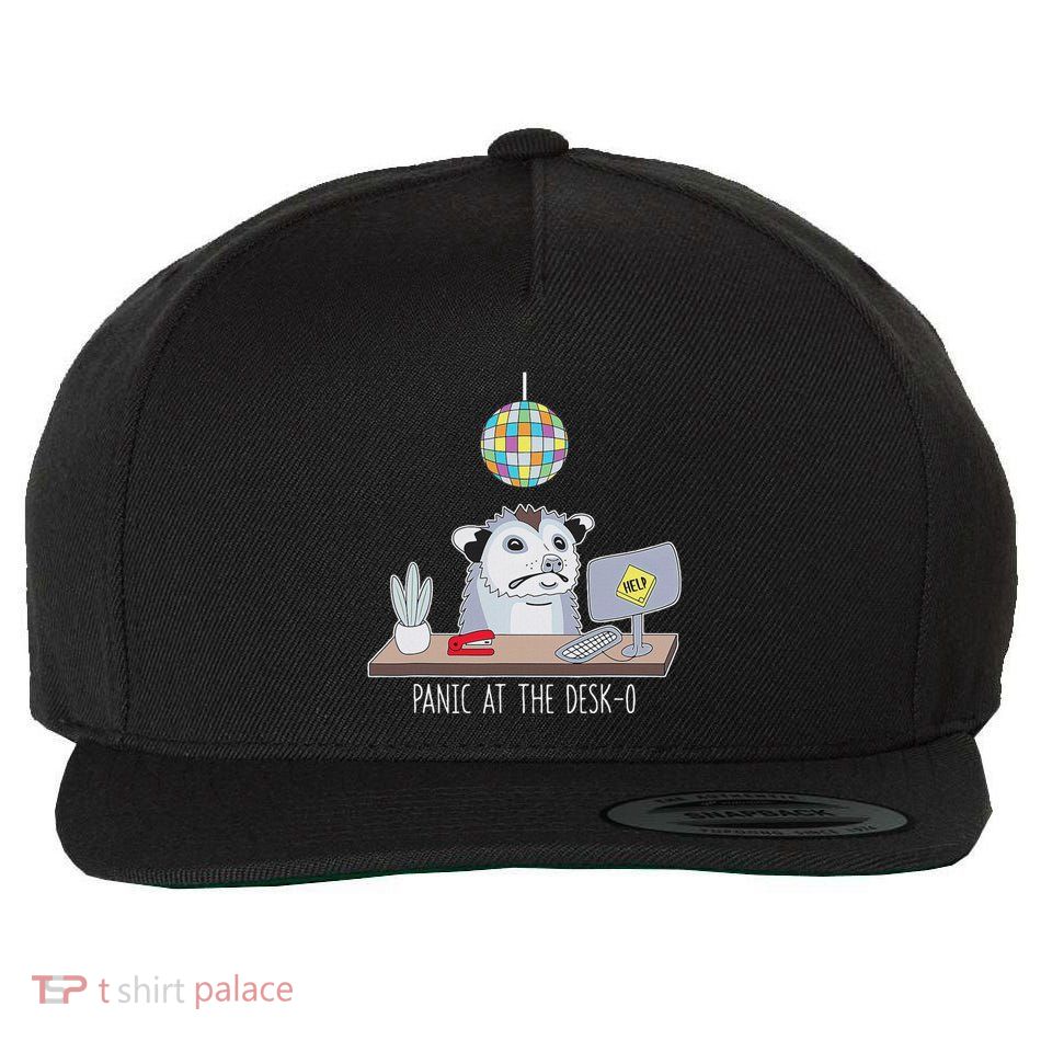 Panic At He Desk O Possum Wool Snapback Cap
