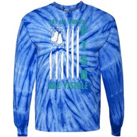 PTSD Awareness Hope Support Love American Flag Tie-Dye Long Sleeve Shirt