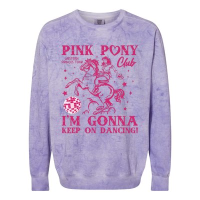 Pony And Heels Lover Colorblast Crewneck Sweatshirt