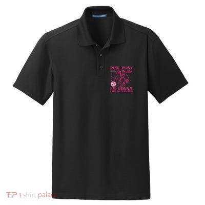 Pony And Heels Lover Dry Zone Grid Polo