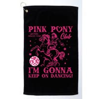 Pony And Heels Lover Golf Towel