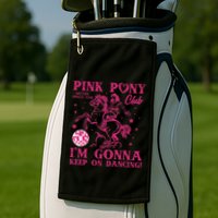 Pony And Heels Lover Golf Towel