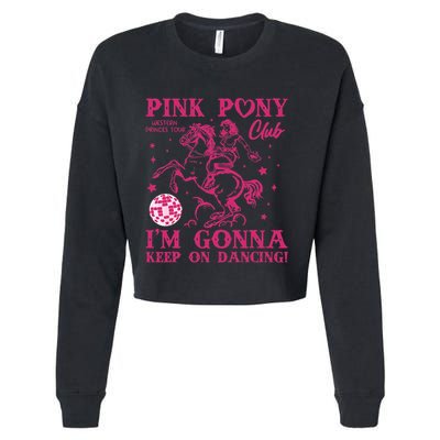 Pony And Heels Lover Cropped Pullover Crew